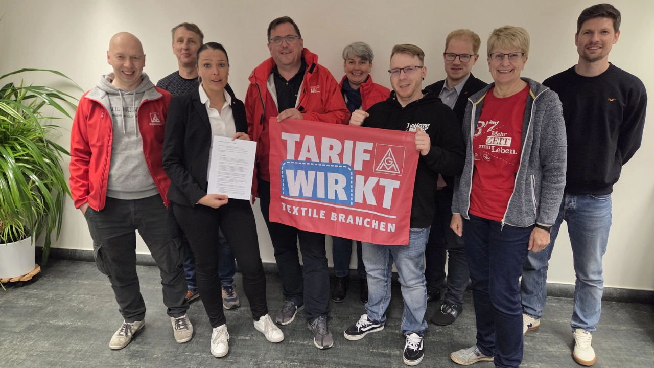 Tarifergebnis für Textil Ost stabilisiert Einkommen
