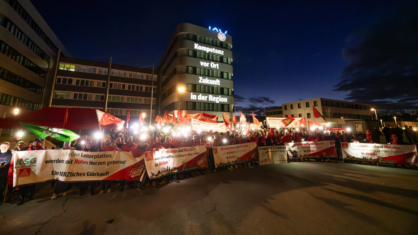 IAV: Protestaktion der Beschäftigten