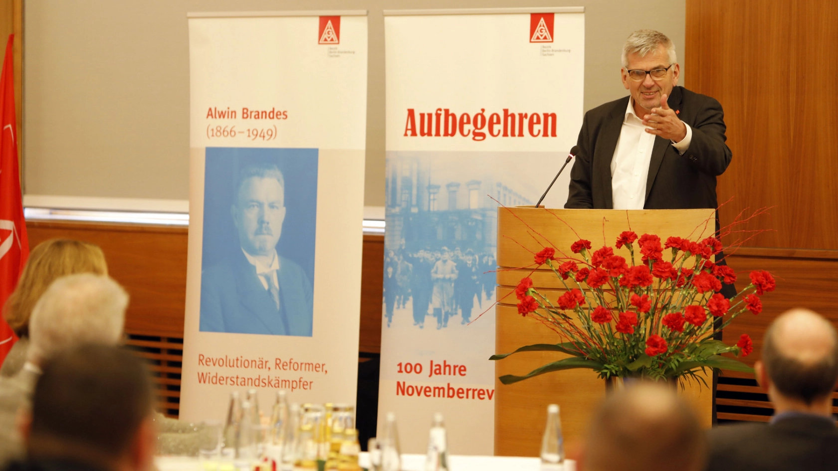Aufbegehren – IG Metall würdigte 100. Jahrestag der Novemberrevolution in Deutschland