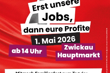 Plakat 1. Mai Zwickau