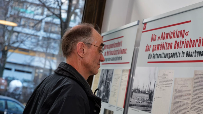 Ausstellungseröffnung: Zerschlagung der Mitbestimmung 1933