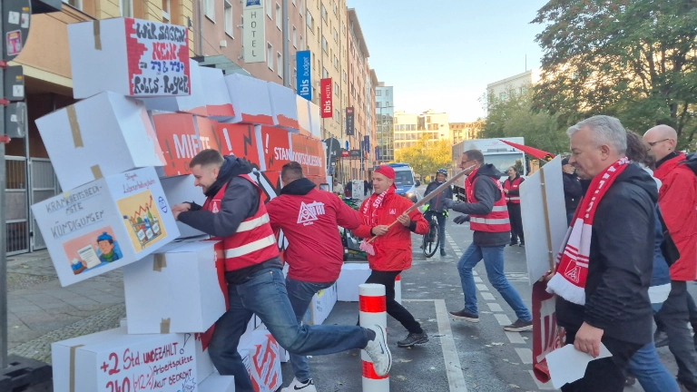 Verhandlungsbegleitende Aktion Berlin-Brandenburg