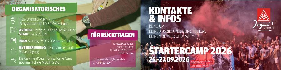 Einladungsflyer Startercamp