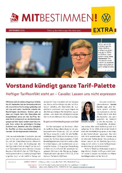 Mitbestimmen Extrablatt 