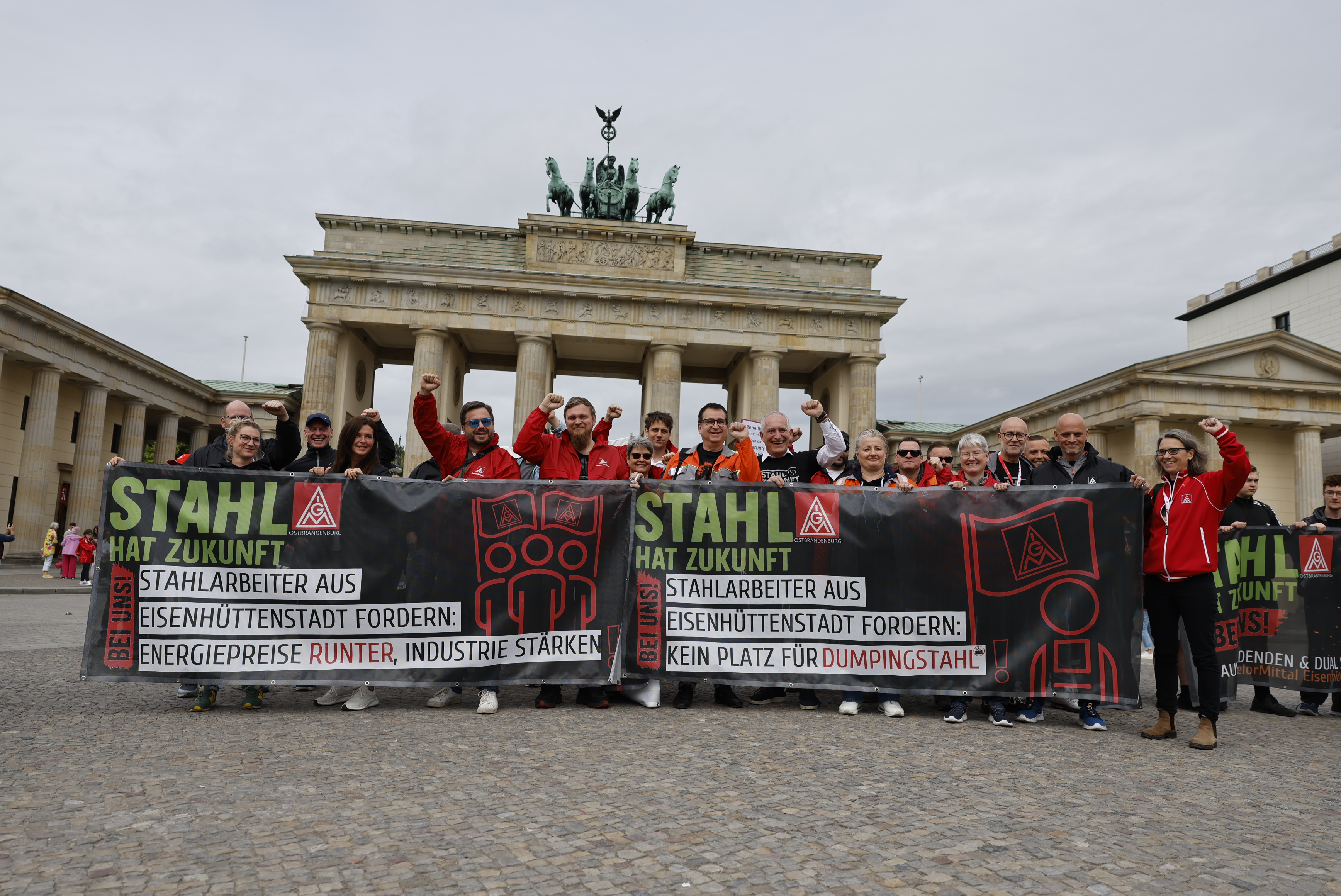 Start am Brandenburger Tor