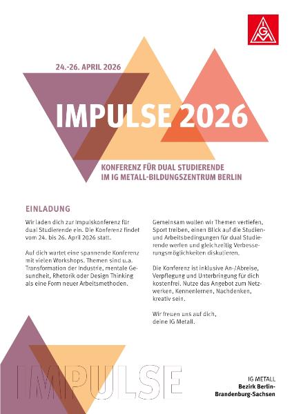 Impulsekonferenz-Flyer