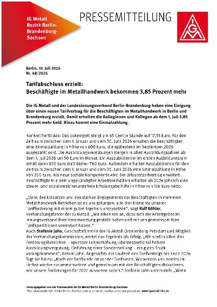 PM Abschluss Metallhandwerk