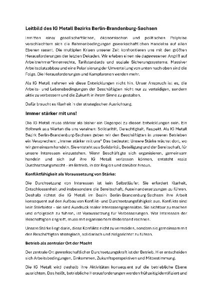 Immer stärker mit uns