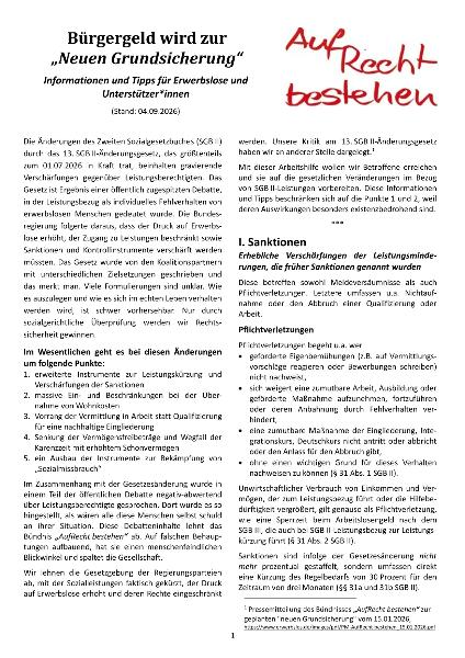 Arbeitshilfe Grundsicherung